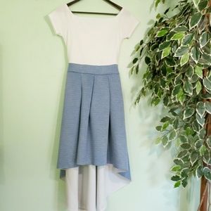 Papaya Two Toned High Low Dress